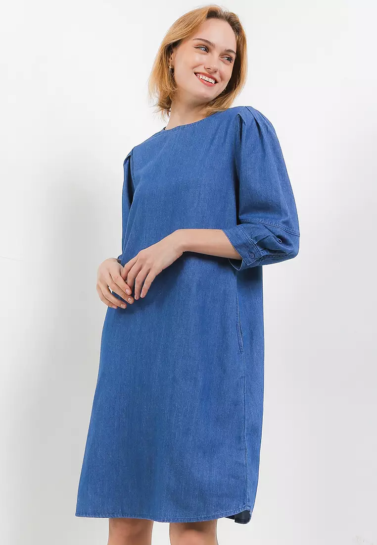 Hush denim dress online