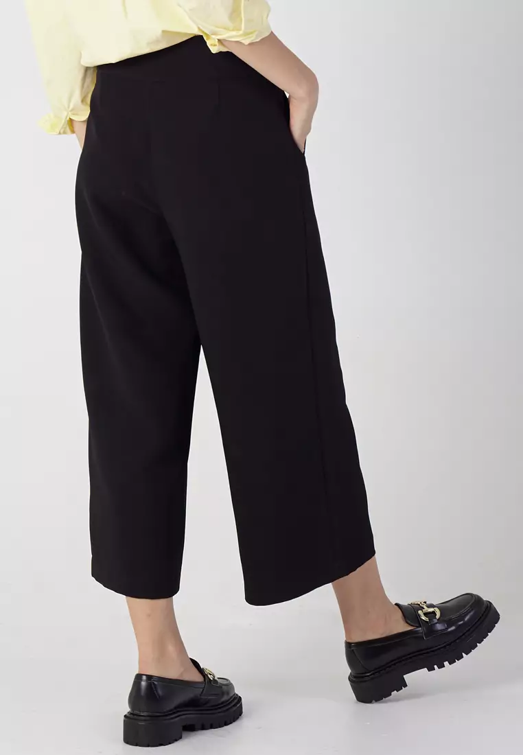 加长侧腰带裙裤