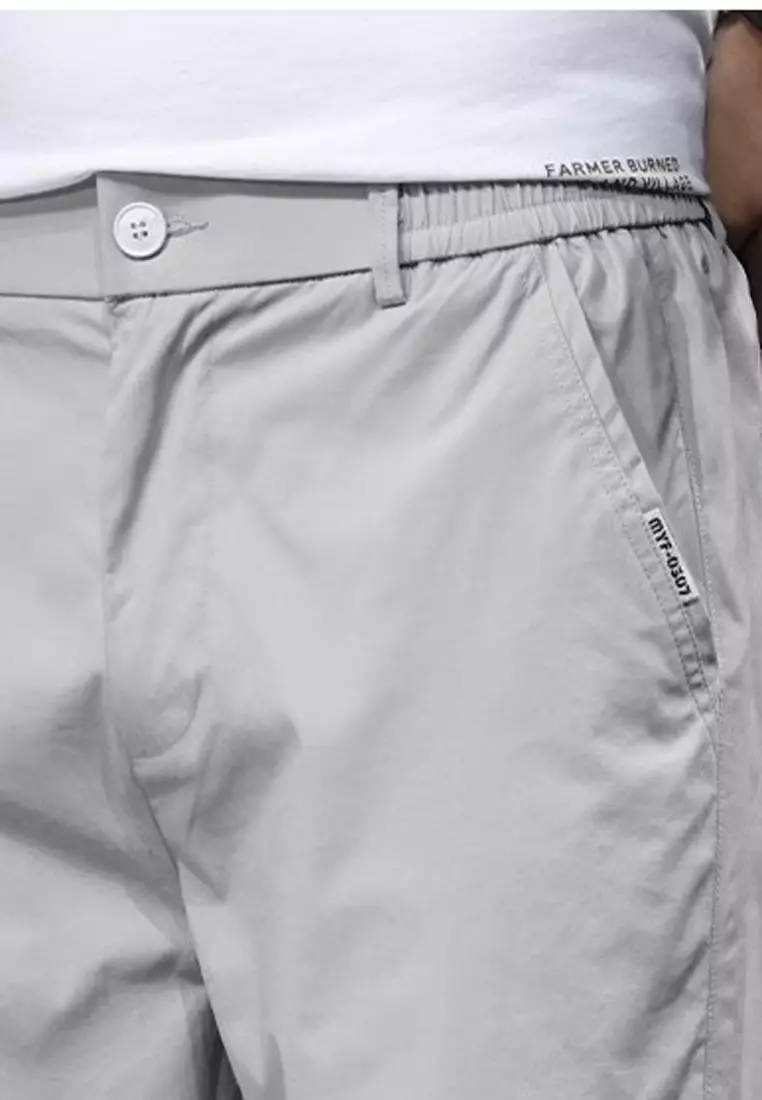 Elasticated Waist Slim Pants