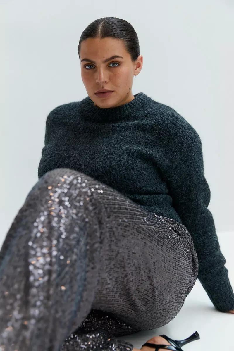 H&m sequin trousers clearance