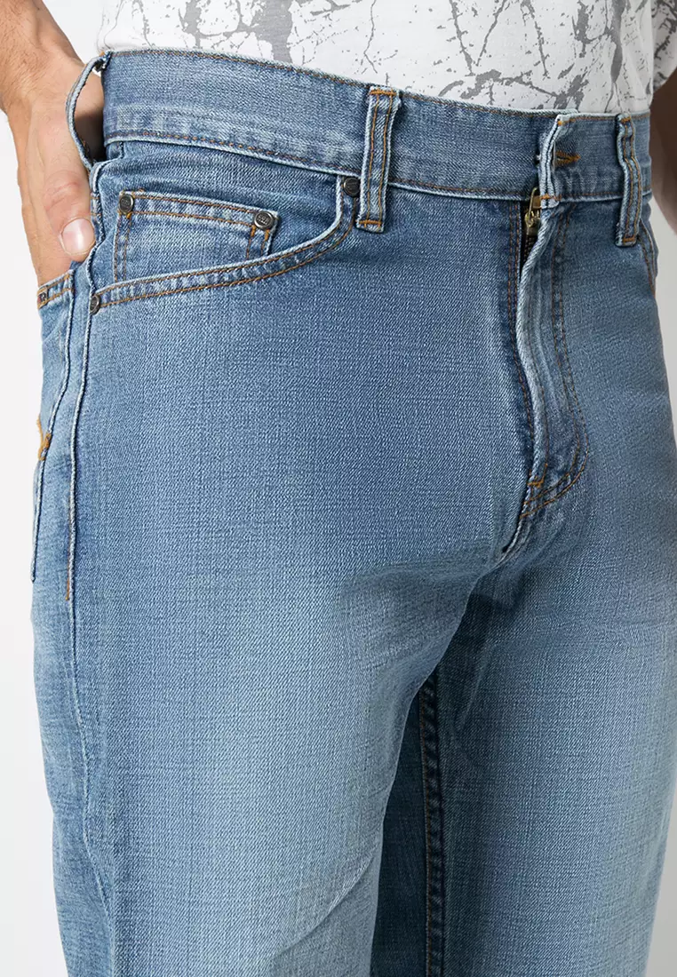 LGS - Celana Jeans Panjang Pria Washed Blue LEJT.097.388V.312.7C