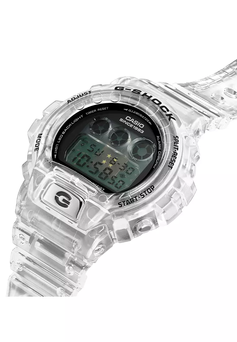 Jam Tangan Digital Pria G-Shock 40th Anniversary Clear Remix DW-6940RX-7D Resin Band