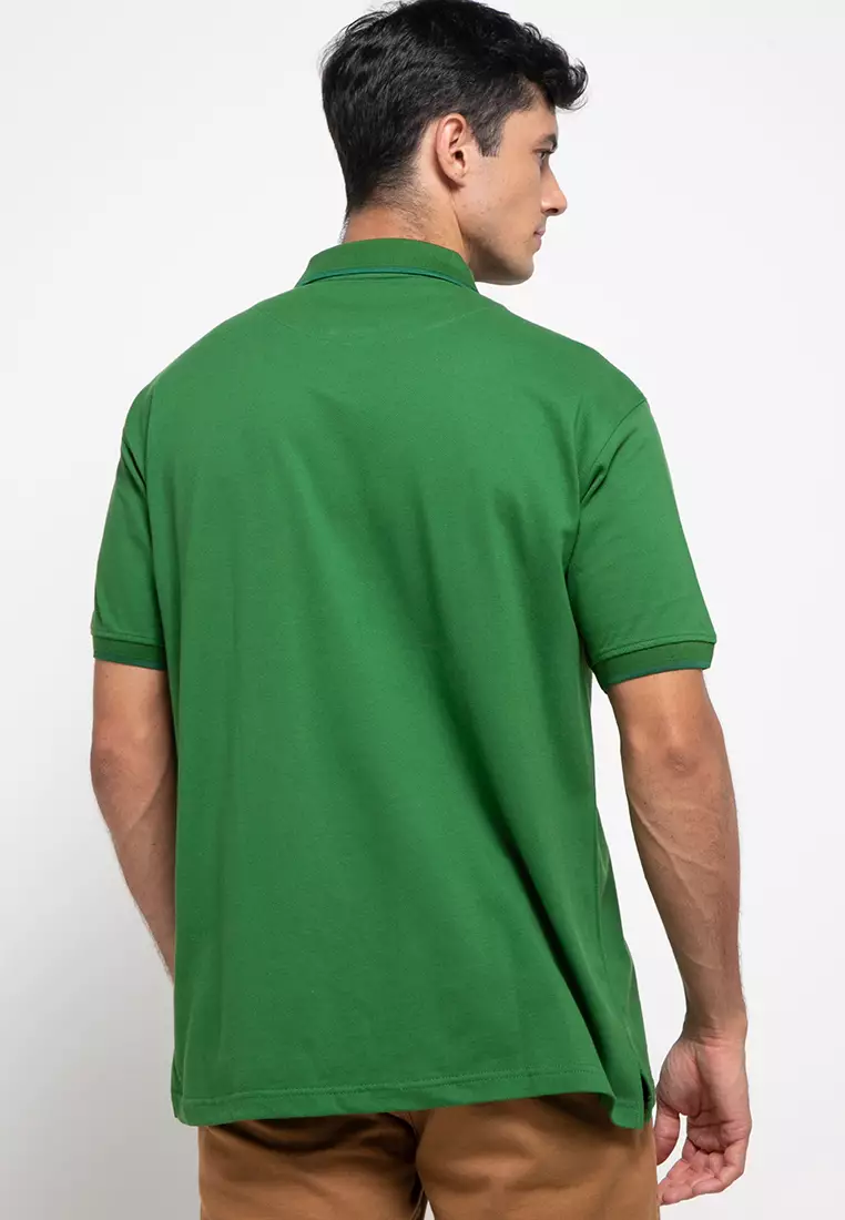 Crocodile COLE Forest Baju Kaos Kerah Pria Men Polo Relax fit