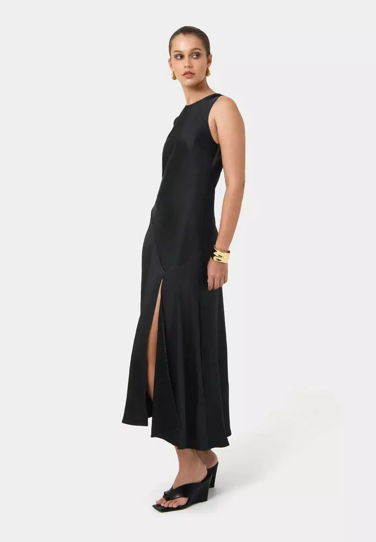 Louisa Satin Bias Dress