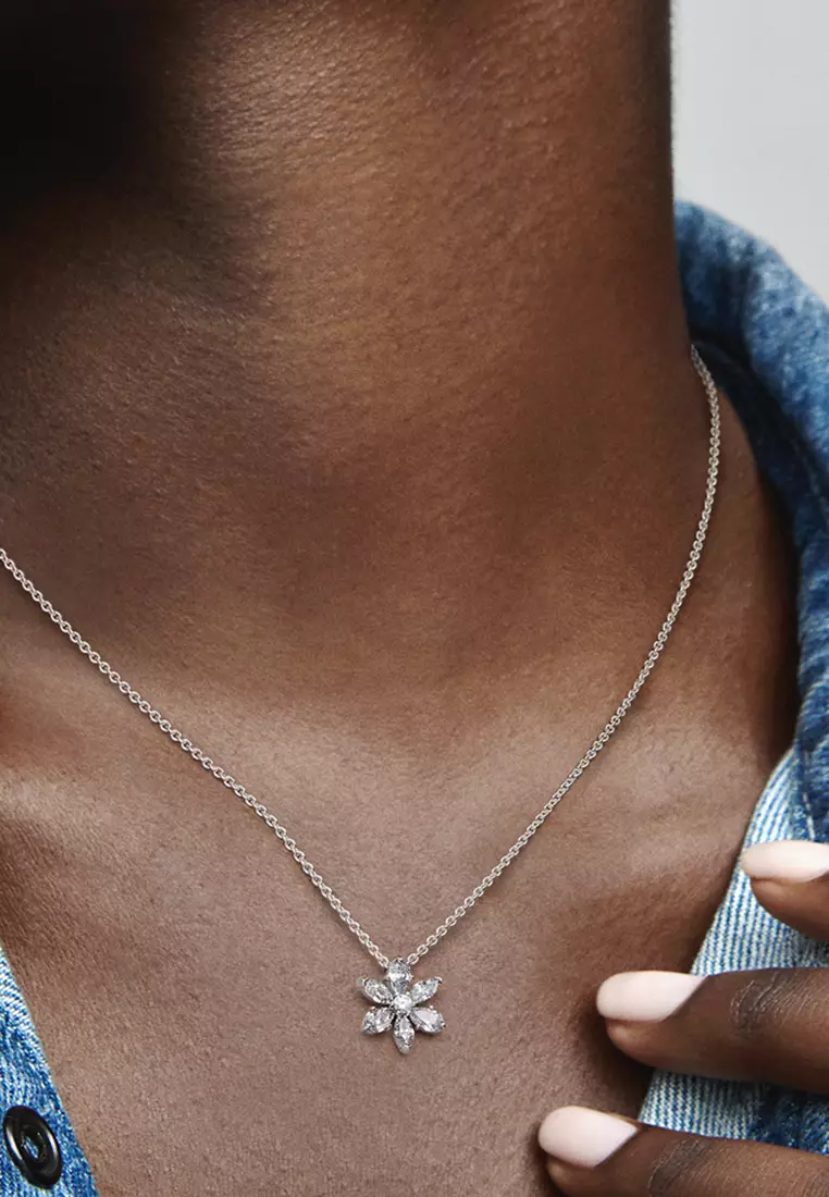 Buy PANDORA Pandora Sparkling Herbarium Cluster Pendant Necklace