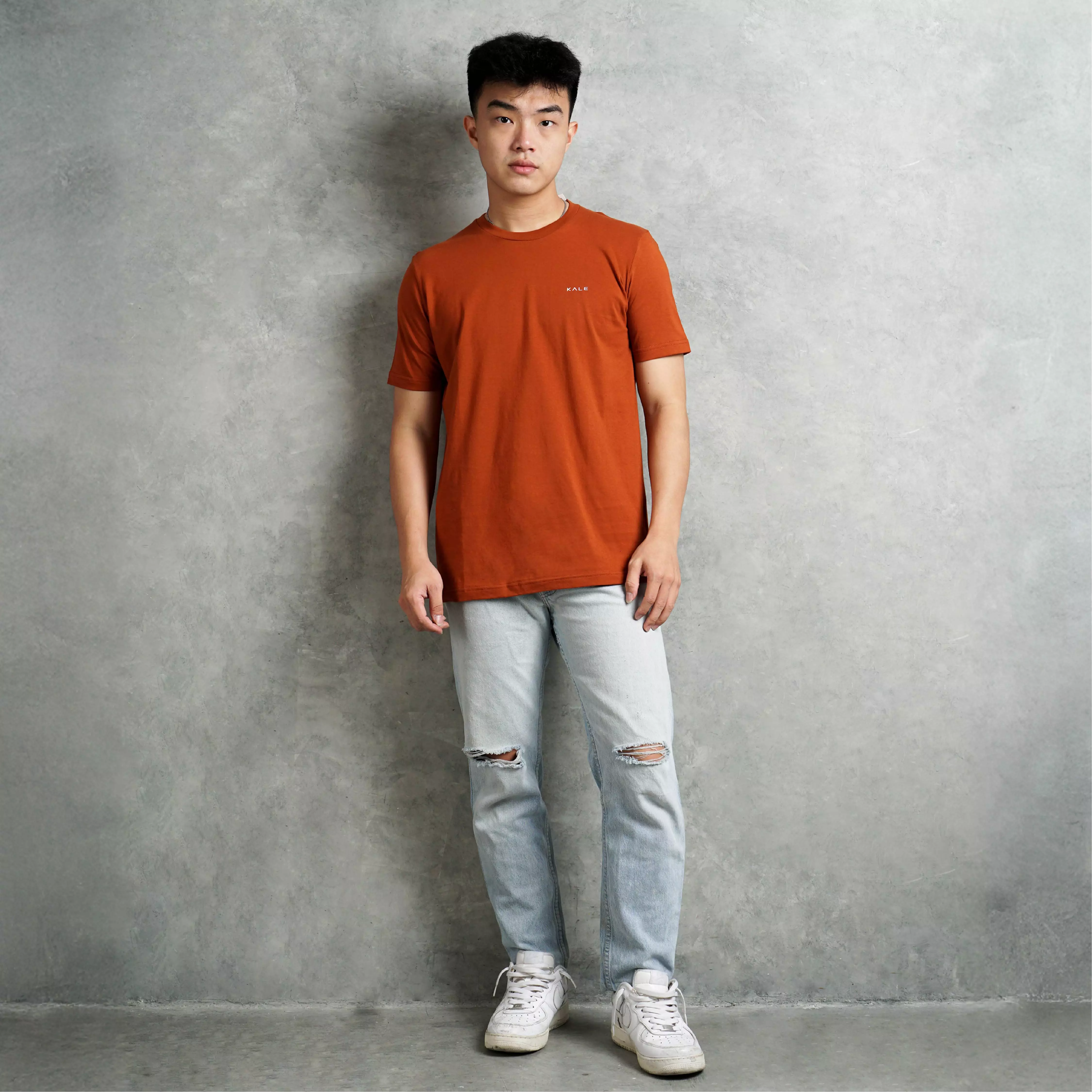 Kale Arion Dark Terracotta / T-Shirt Pria Lengan Pendek / Unisex