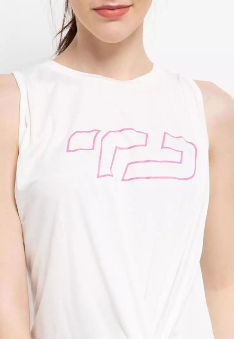 Td Active LS069 Yoga Pleated Tank Top Outline