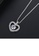 Glamorousky white Fashion and Romantic Hollow Heart Pendant with Cubic Zirconia and Necklace 30A04AC303BC29GS_3