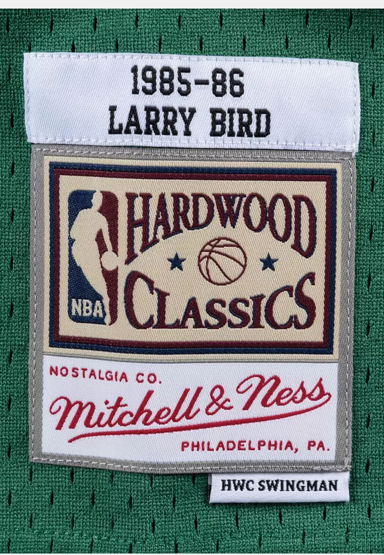 #33 Larry Bird 1985 Boston Celtics Swingman Basketball Jersey