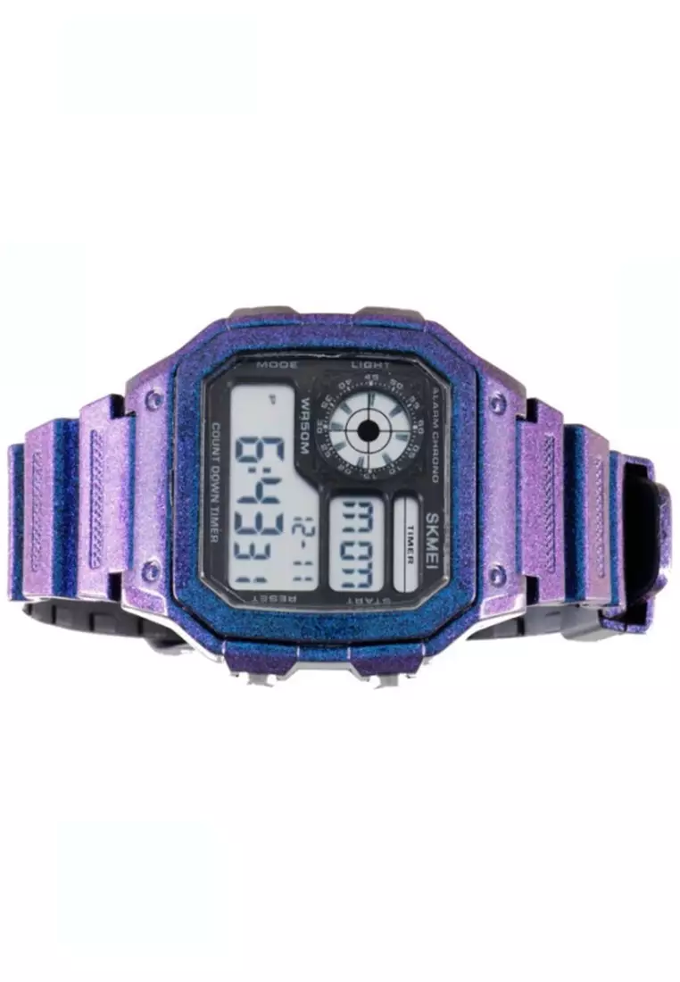 Jam Tangan Casual Digital Pria Stopwatch Waterproof Many Function Strap Tali Material Silicone JK91 ORIGINAL
