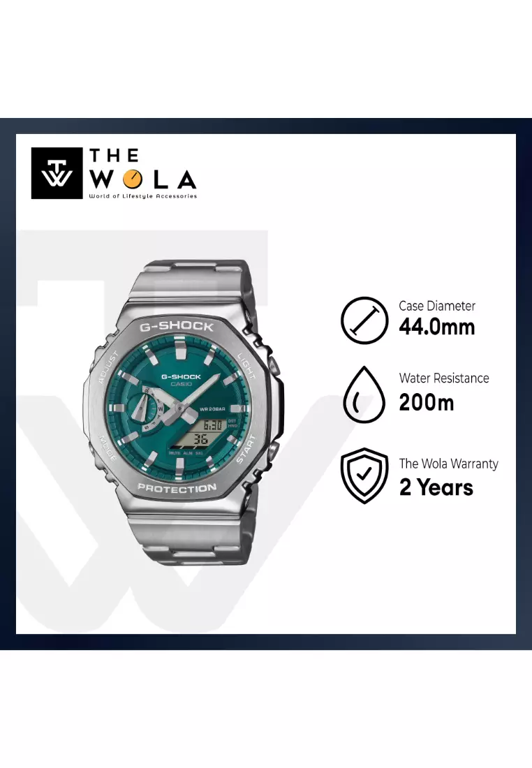 GM-2110D-3A1 Men Analog-Digital Watch Stainless Steel Band