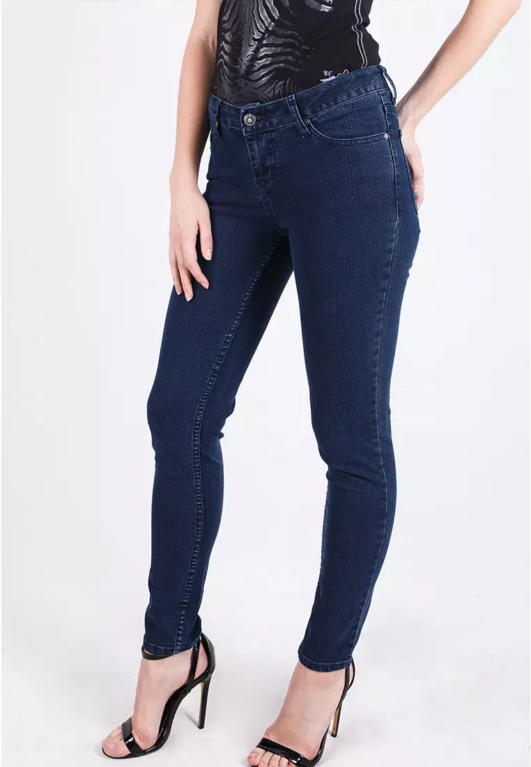 LGS - Celana Jeans Panjang Wanita - Biru Denim - LLJT.238.968.841.7C