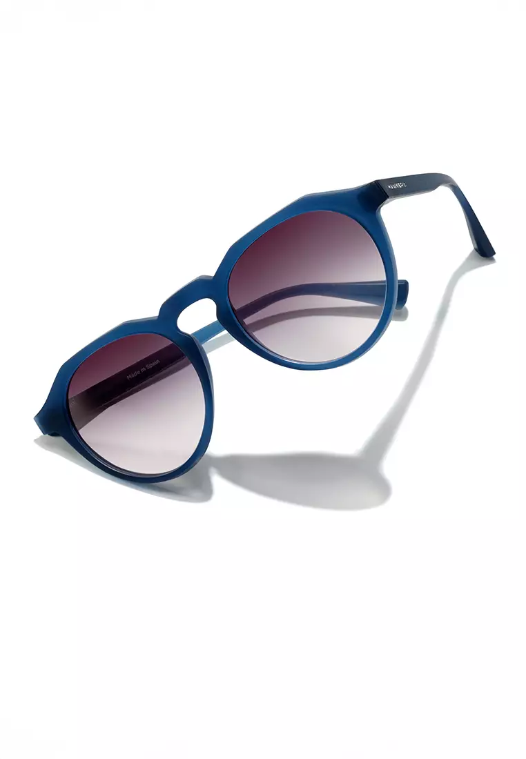 Warwick Raw - Navy Transparent Iron Sunglasses for Men and Women, Unisex. Official Product designed and Made in Spain