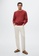 MANGO Man 紅色 Structured Cotton Sweater 163C3AA258716AGS_5
