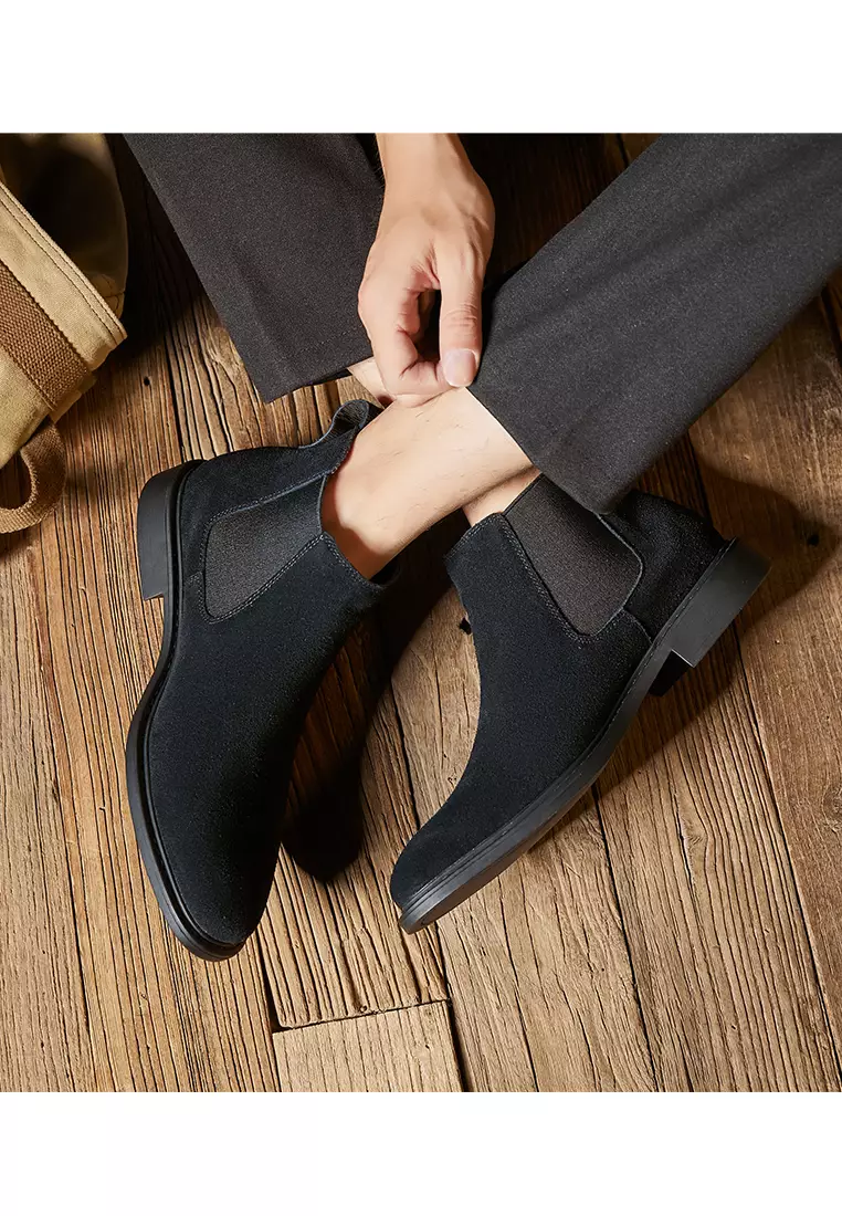 Cow Suede Chelsea Boot KB2298M