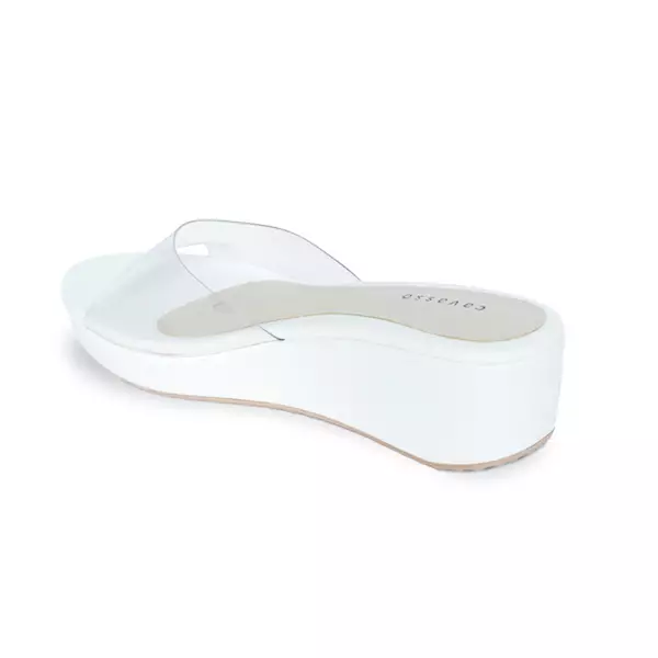 Cavasso Sonya Wedges White