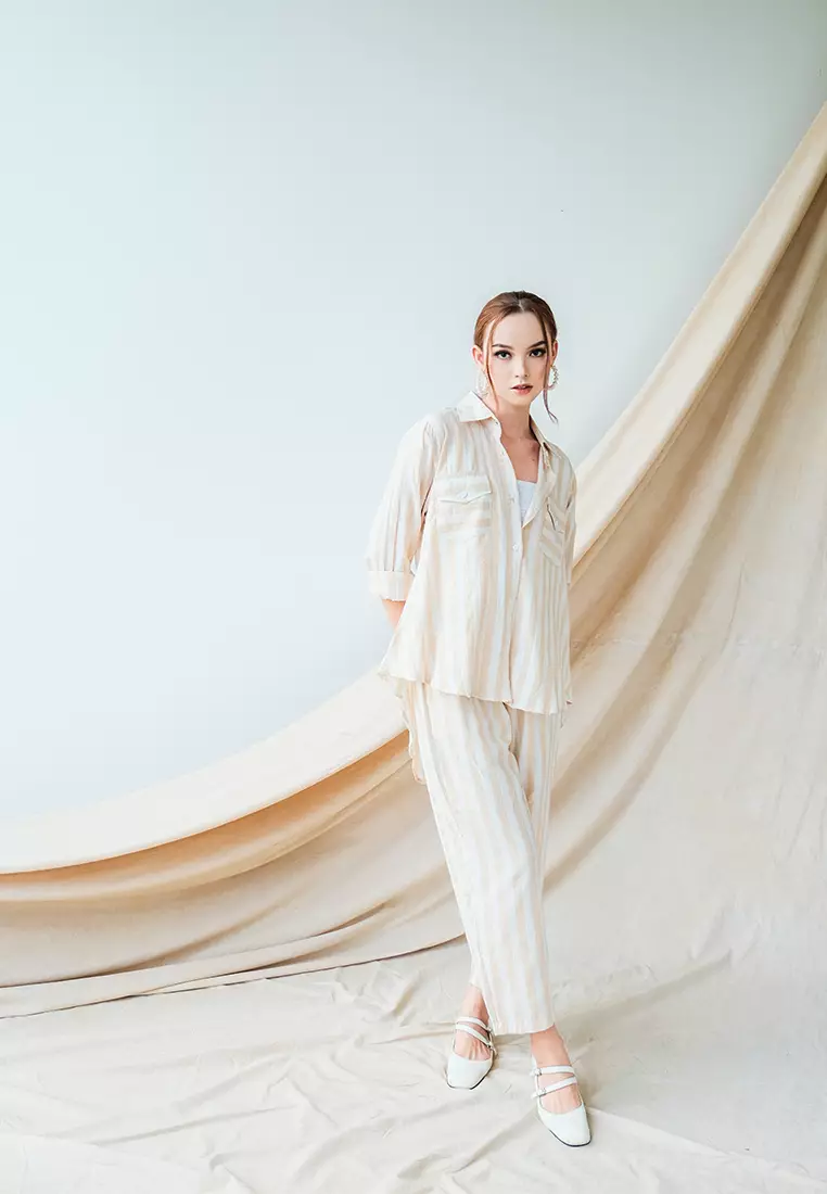 Setelan Atasan Bawahan CIQA SET - CREAM