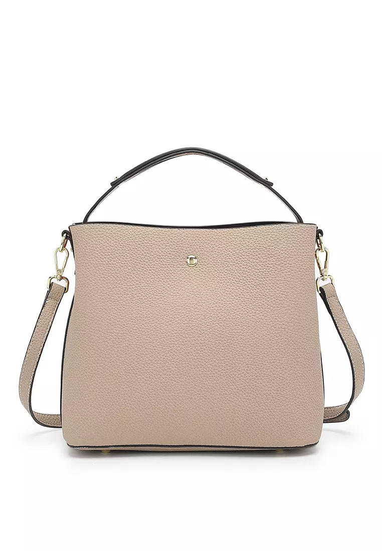 Women's Top Handle Bag / Sling Bag / Crossbody Bag - Khaki