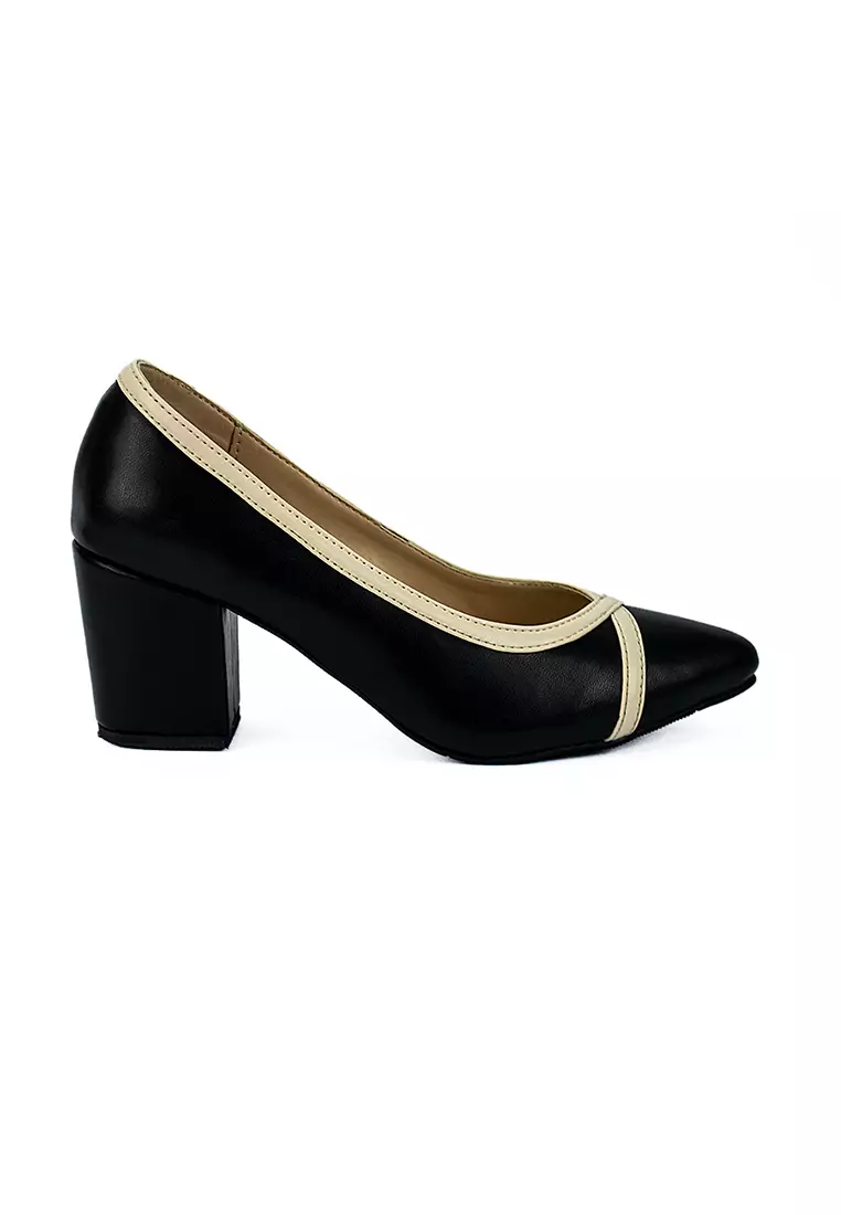 Discount on Cardam's Lifestyle  shoes - SKU: Cardams Eclb Olv 00199 Black Women Pumps