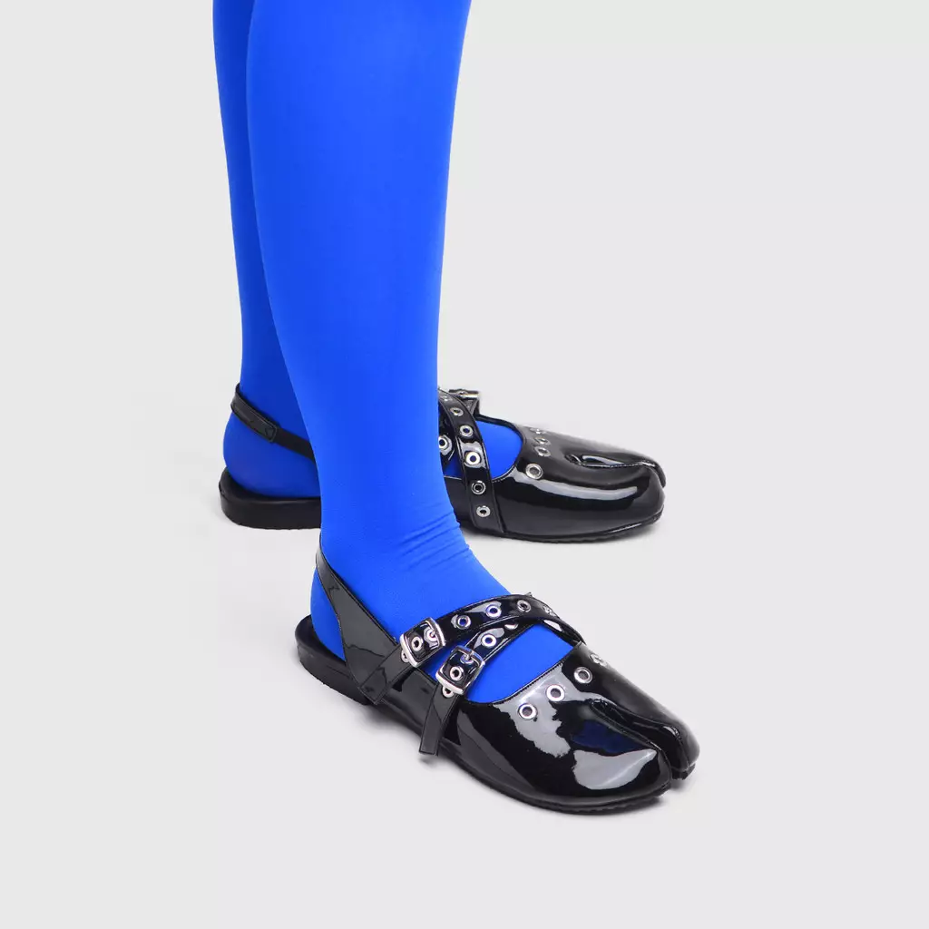 Flowie Flat Shoes Black