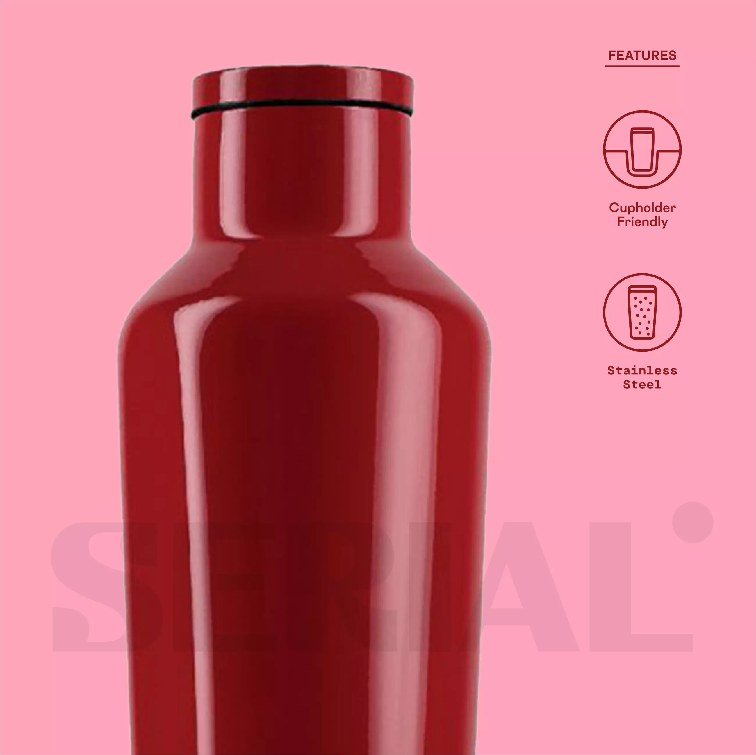 CORKCICLE® Canteen 9oz - Dipped Cherry Bomb