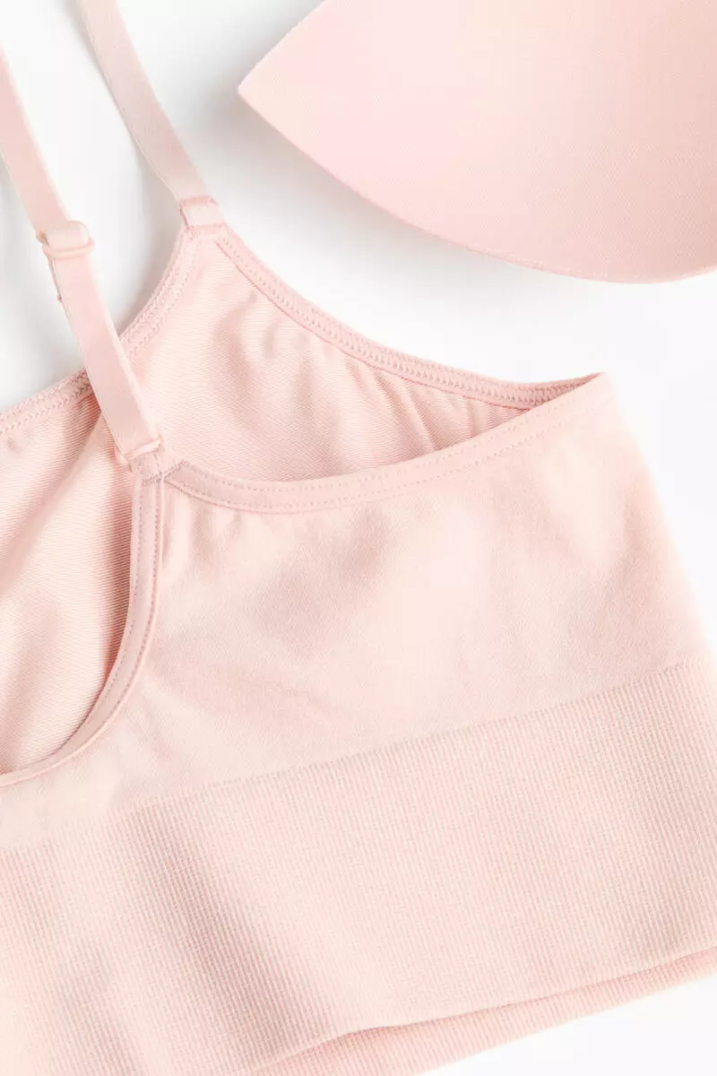 Seamless padded bralette