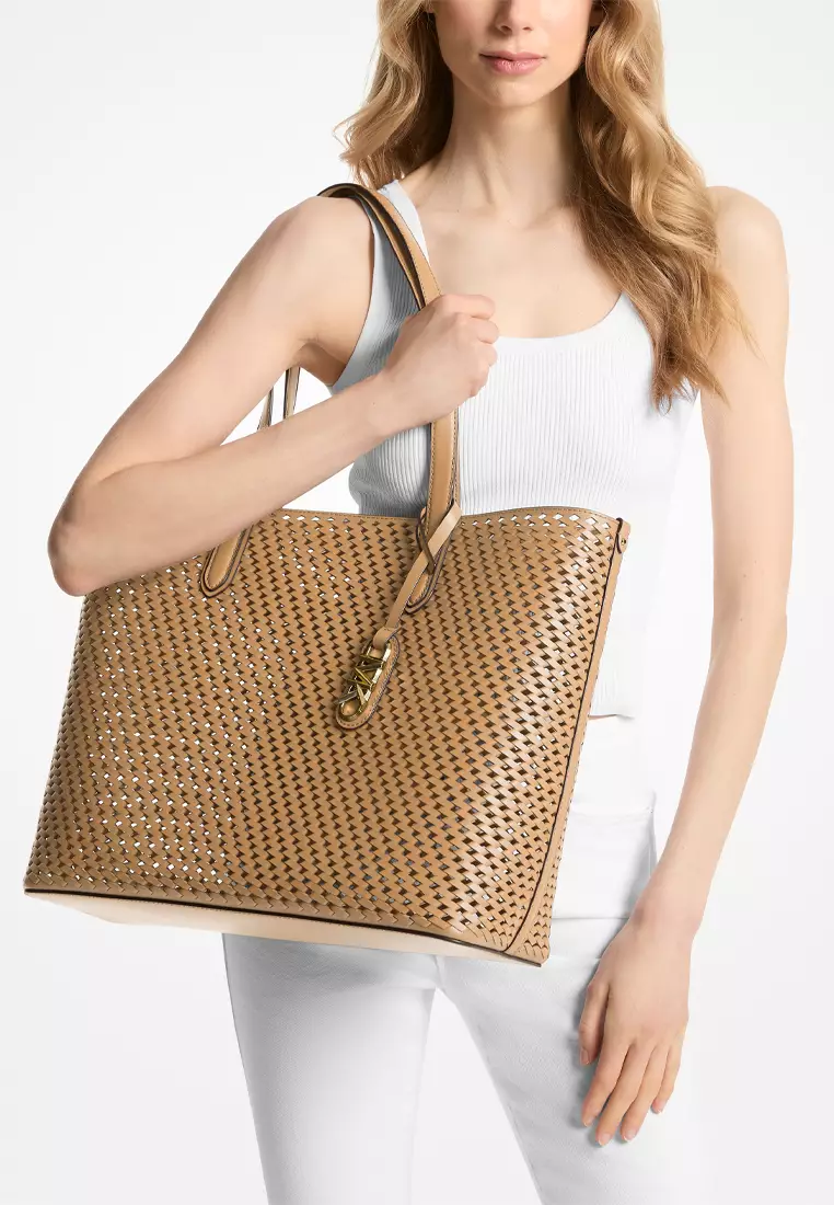 Michael kors gold tote bag 2025