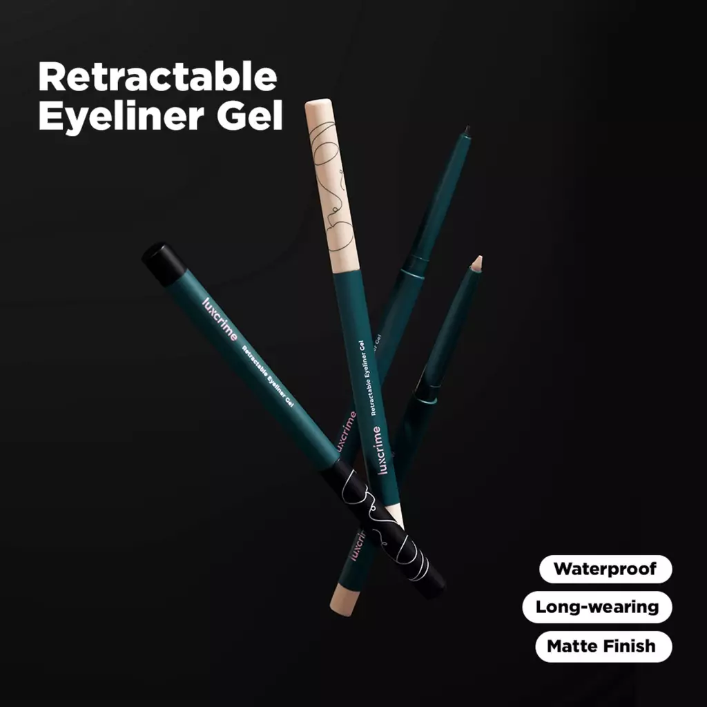 Luxcrime Retractable Eyeliner Gel Lunar Black
