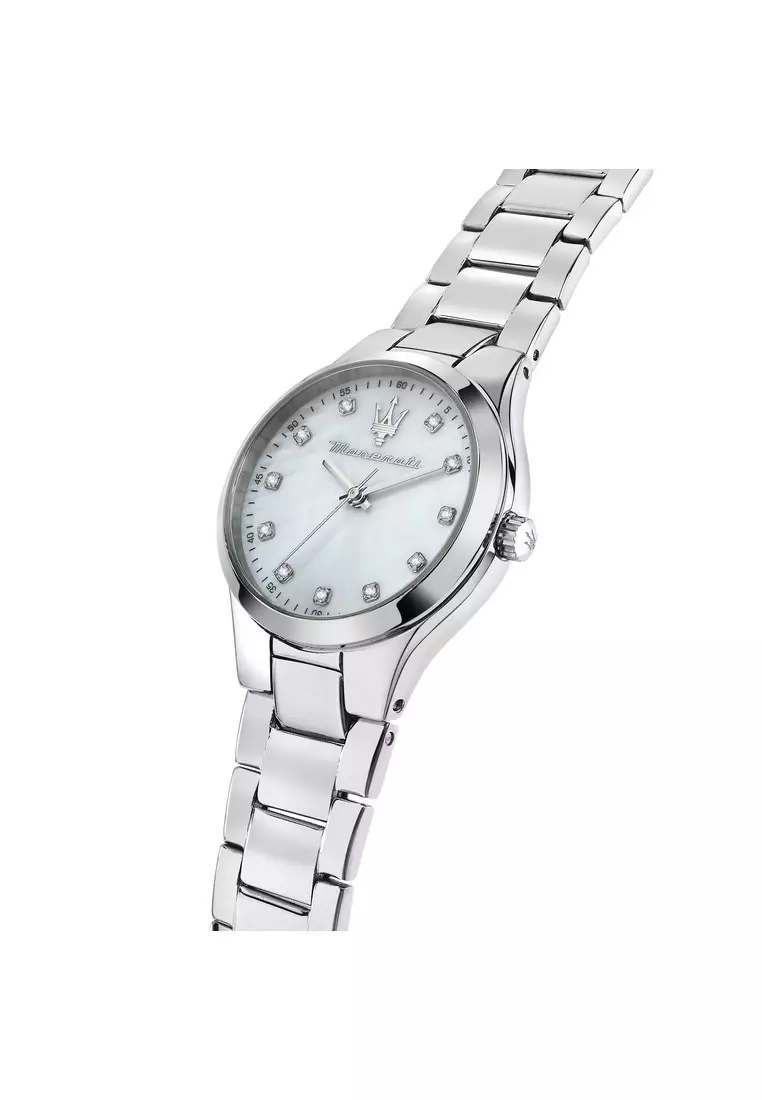 【2 Years Warranty】Maserati Attrazione 30mm Women's Quartz Watch R8853151504