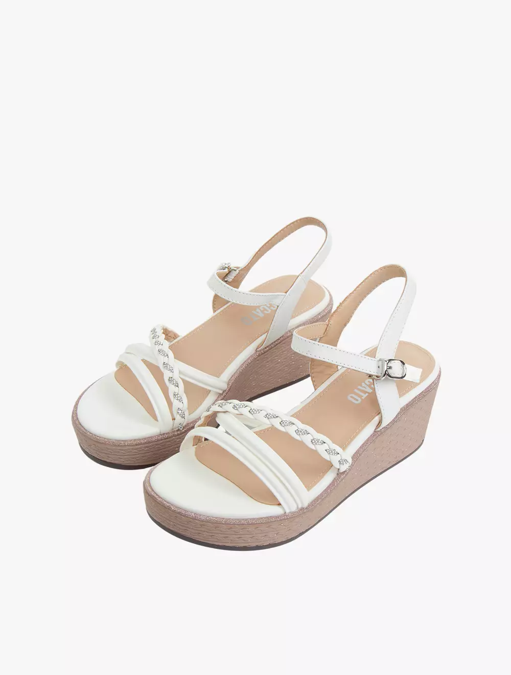 Staccato Women's 22181-018 Sandal Wedges - Beige