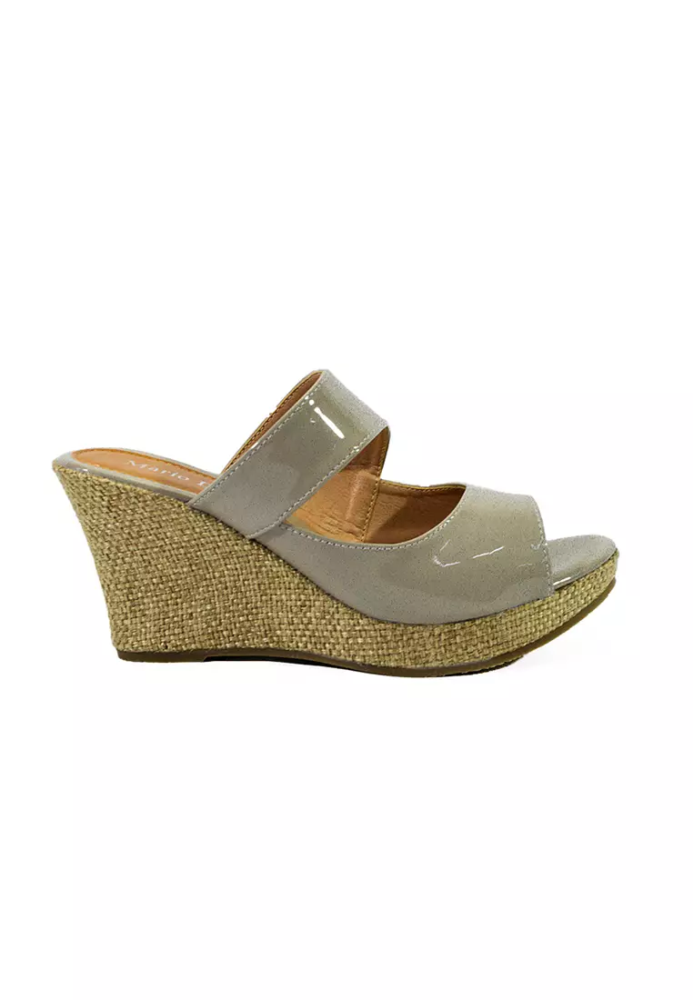 Discount on Mario D' boro Runway  shoes - SKU: Women's Wedge Sandals LX 27891Light Gray C61