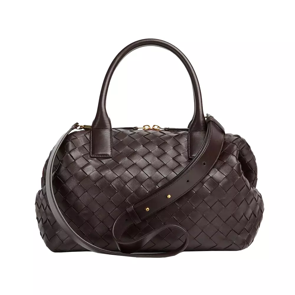 Jual BOTTEGA VENETA Bottega Veneta Medium Bauletto Leather Bowling Bag ...