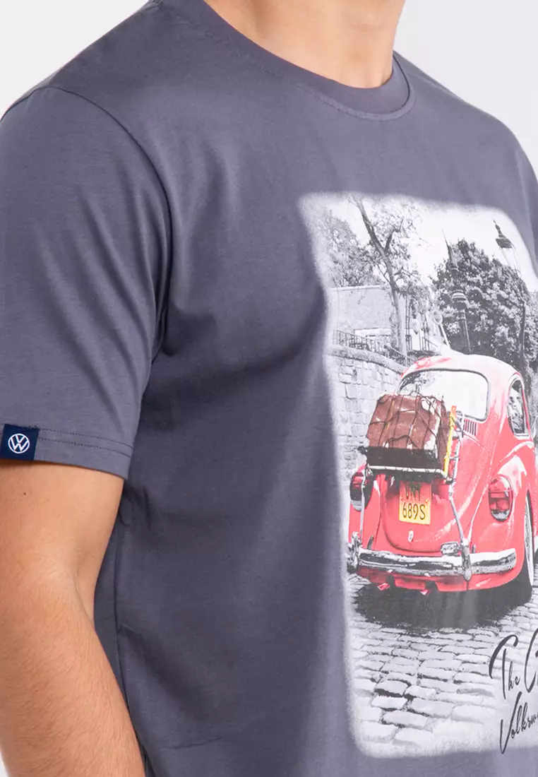 Men's Round Neck Graphic Tee