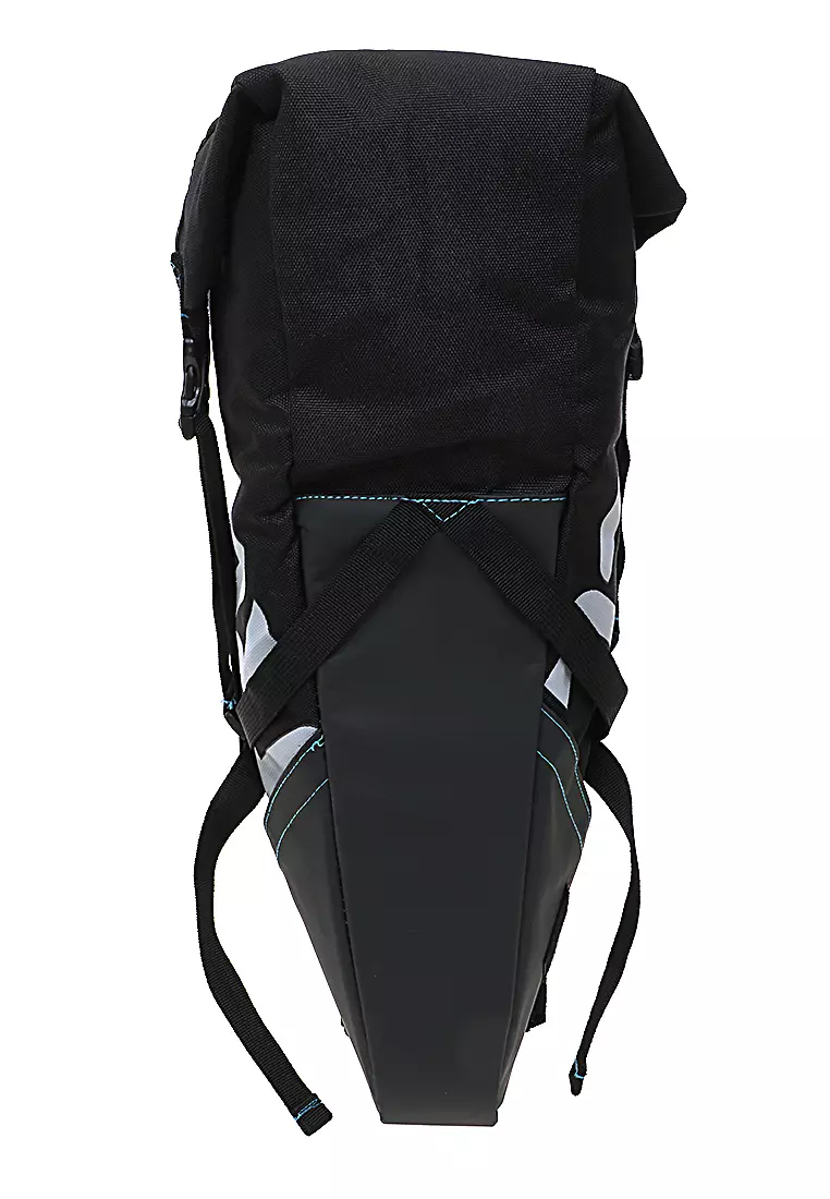 Qian Tas Sadel Sepeda Bicycle Waterproof Bag Large Compartment Material Polyester ORIGINAL - Black