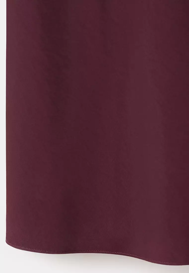 Long Dress With Draped Neck
