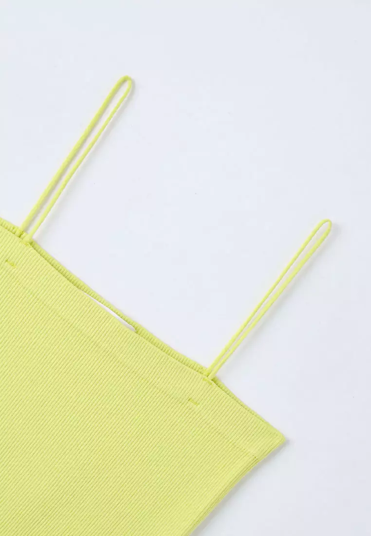 Thin Strap Bandeau Crop Top for Women