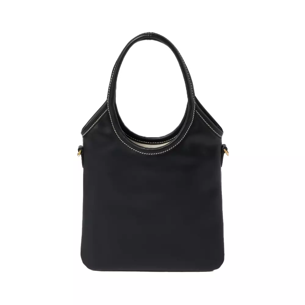 Ivy Mini Leather Tote Bag Black