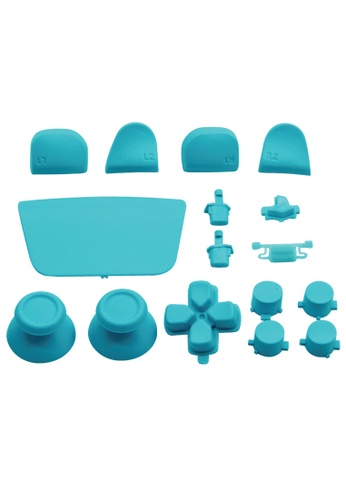 Blackbox PS5 Controller Dualsense L1 R1 L2 R2 Buttons Kit D-pad Button Thumbstick Cap Replacement For PlayStation 5 PS5 Gamepad - Light Blue DB04AESF4DEF31GS_1