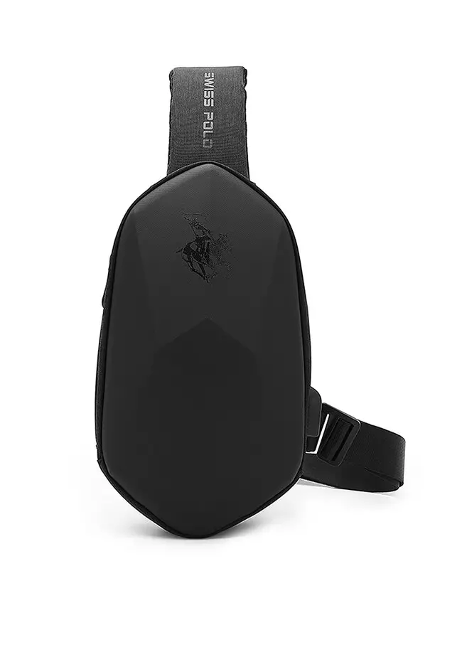 Buy Swiss Polo Men's Sling Bag / Chest Bag / Crossbody Bag Black 2023