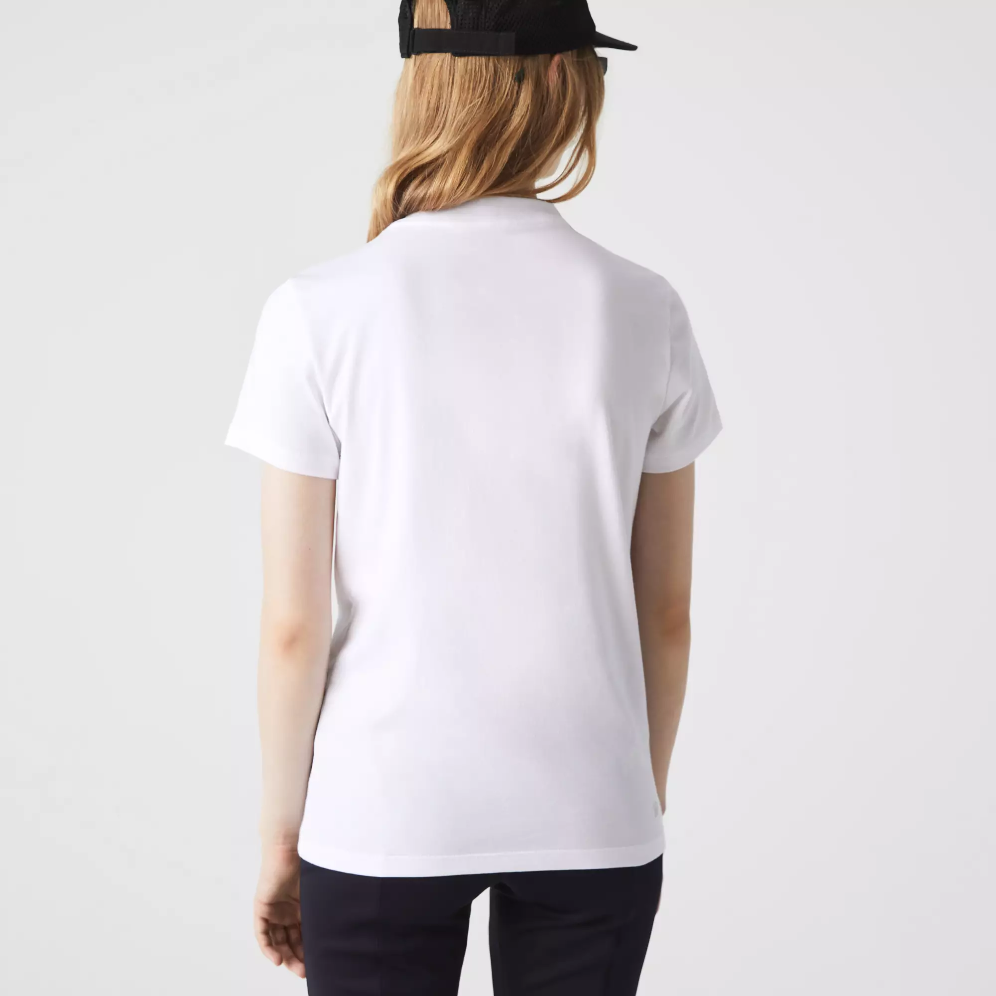Women's Lacoste SPORT Organic Cotton Jersey T-Shirt - White