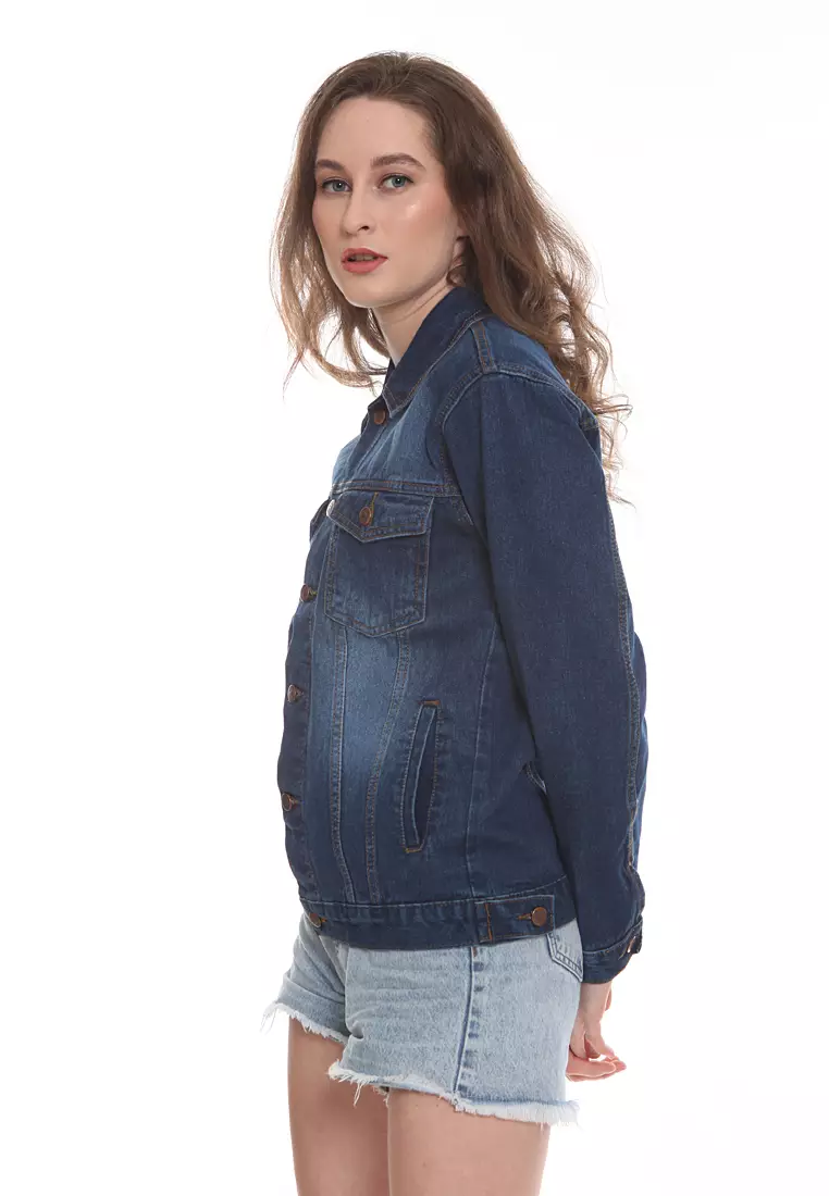 Jaket Denim Regular Deep Blue Wash JD2004