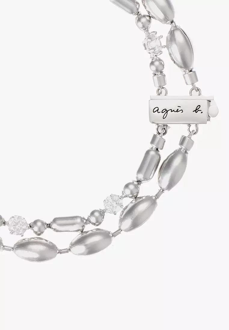 Neon Nights Chain Crystal Bracelet