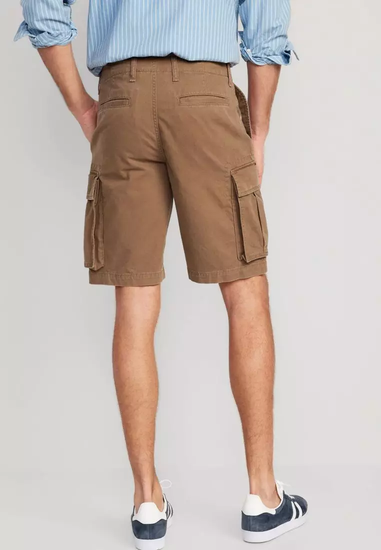 Relaxed Lived-In Cargo Shorts -- 10-inch inseam