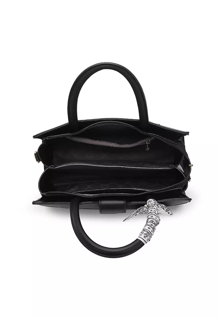 Women's Top Handle Bag / Sling Bag / Crossbody Bag (Tas Selempang / Tas Tangan) - Hitam