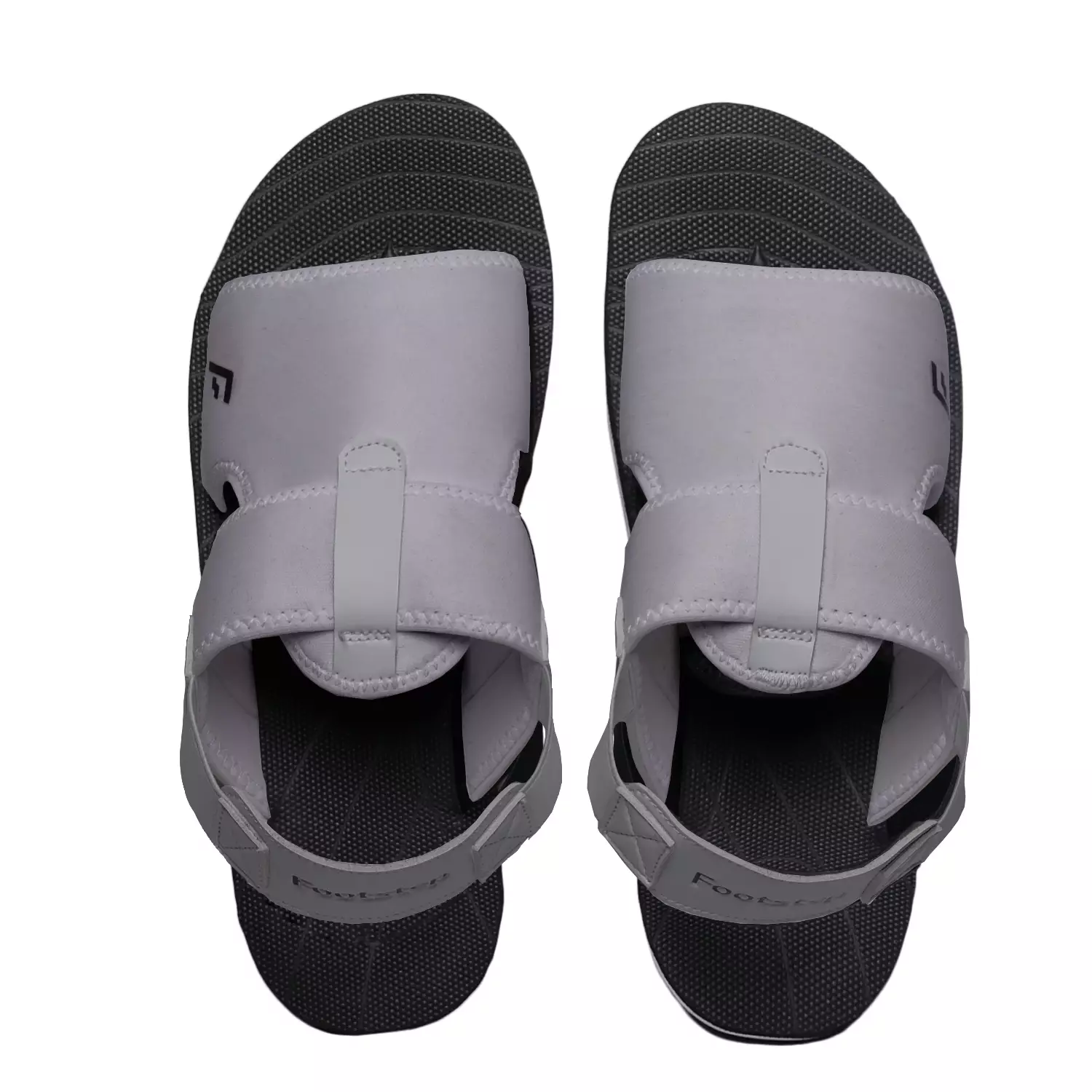 Footstep Footwear Sandal Pria Azhar - Grey Sendal Lebaran Haji Umroh Umrah Safar Mudik Kasual Anti Slip