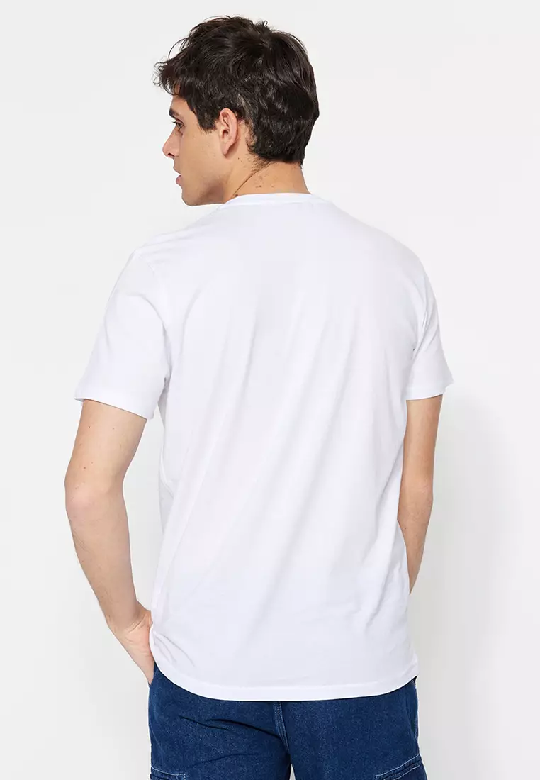 Regular/Normal Cut Crew Neck T-Shirt