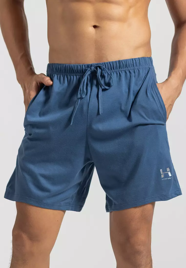  Premium Cotton Casual Drawstring Shorts with Pocket Hagen - Denim (SinglePack)