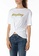 REPLAY white T-shirt with bow and glitter print 0BB79AAE8B8A17GS_1