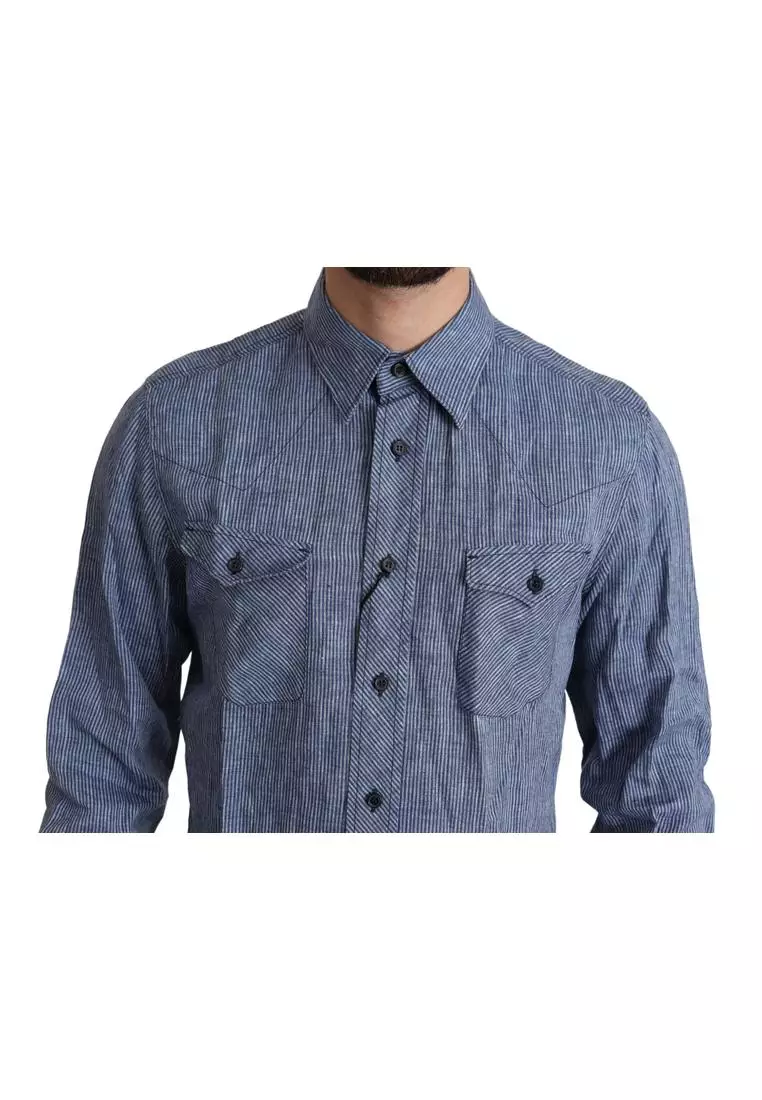 Mens casual hot sale button ups