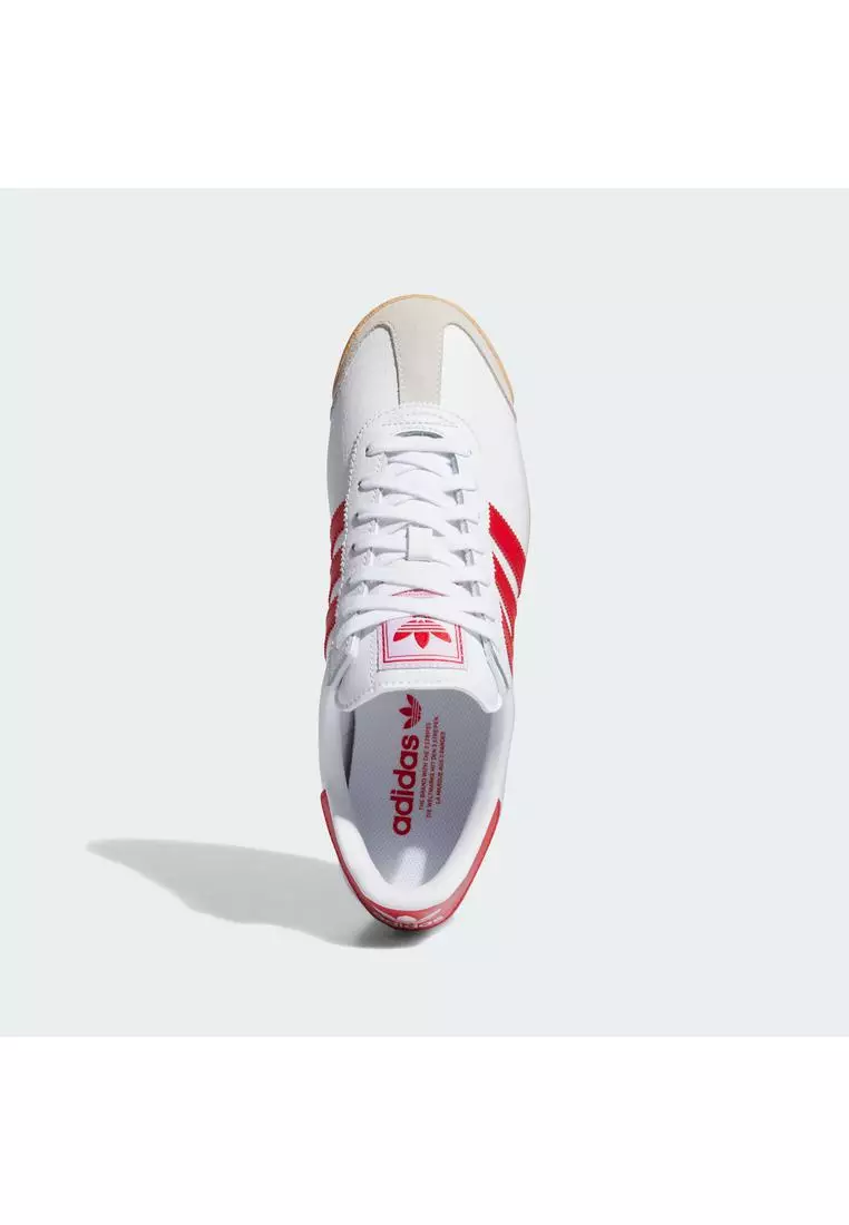 Adidas samoa red and white 2025